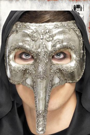 Zilver venetiaans masker