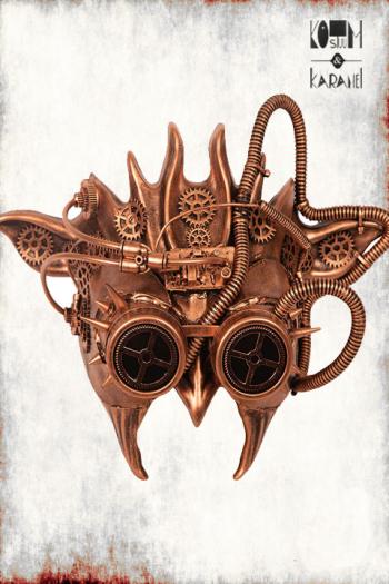Masker Steampunk Duivel Luxe