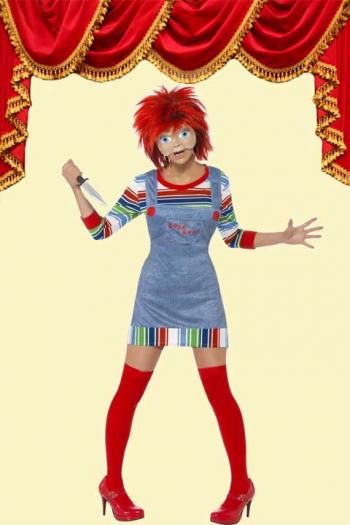 Chucky Girl Kostuum