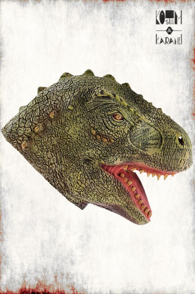 Masker Dino Latex Groen