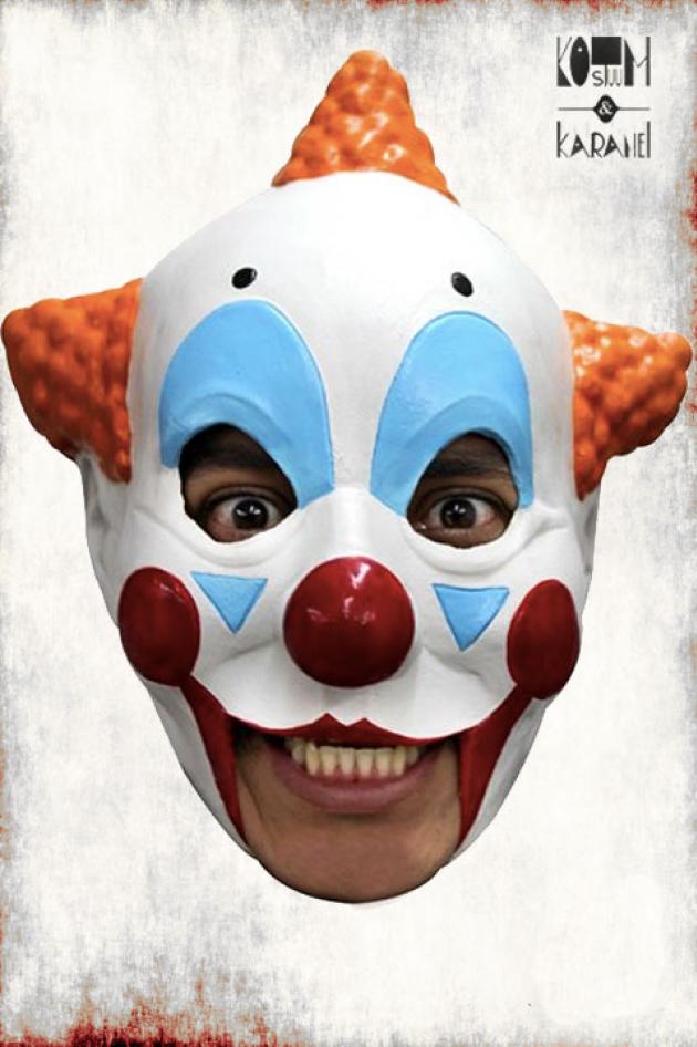 Masker Clown Latex met uitgesneden mond