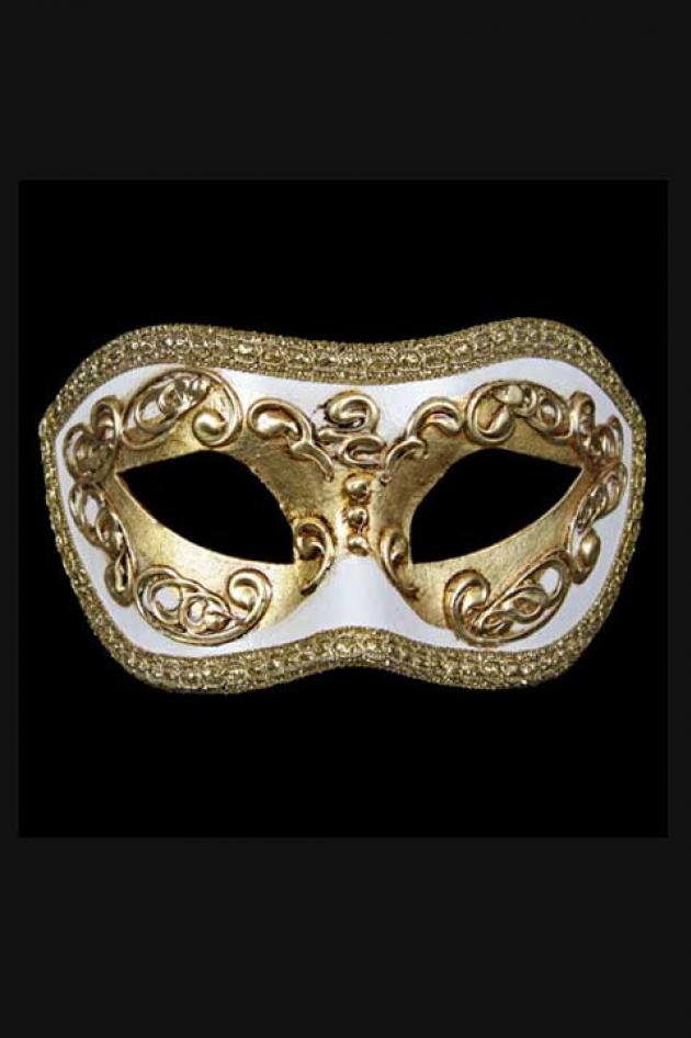 Venetiaans Oogmasker Man Goud Europa