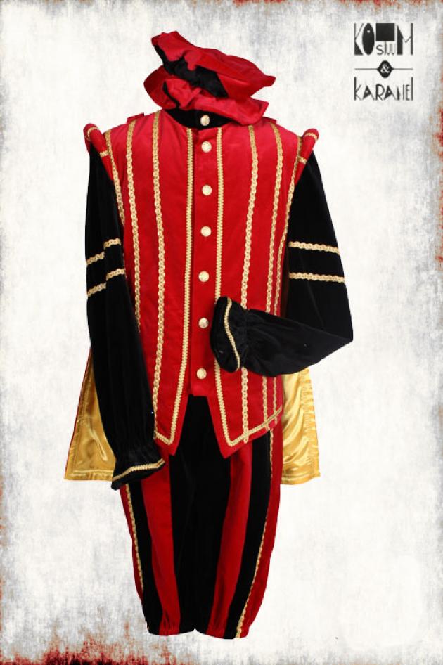 Zwarte Piet Mario Rood Zwart
