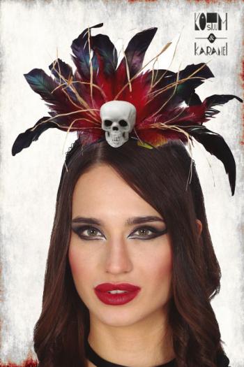 Diadeem Voodoo Priesteres Skull