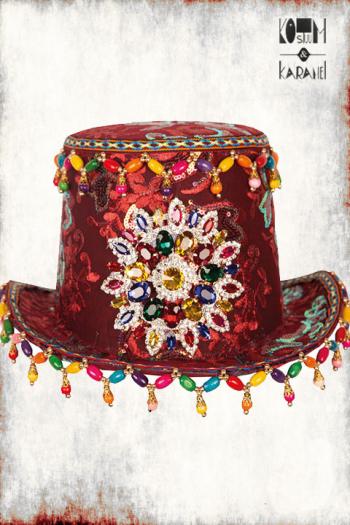 Bruine Buishoed Multicolor Mad Hatter