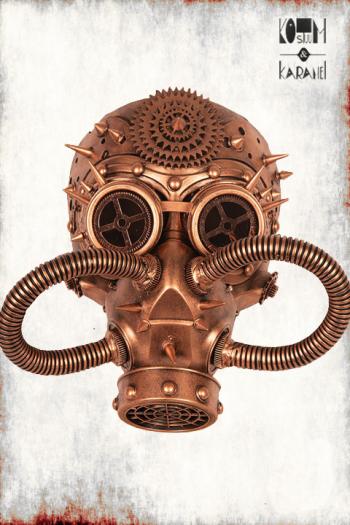 Gasmasker Steampunk Luxe