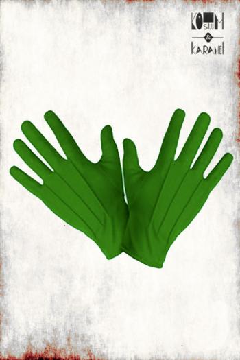Korte Handschoenen Groen Polyester