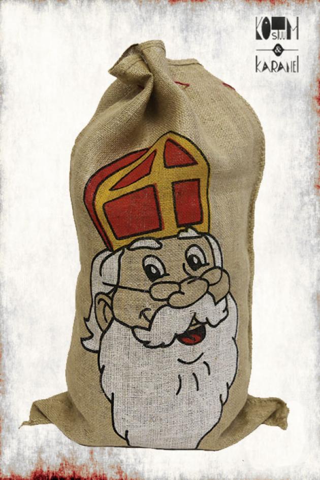 Zak van Sinterklaas in jutte