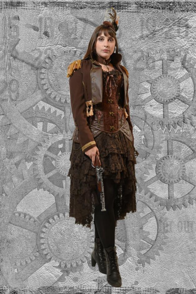 Steampunk Miss Hudleston