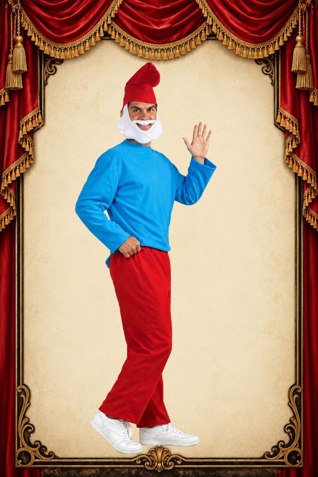 Grote smurf Kostuum
