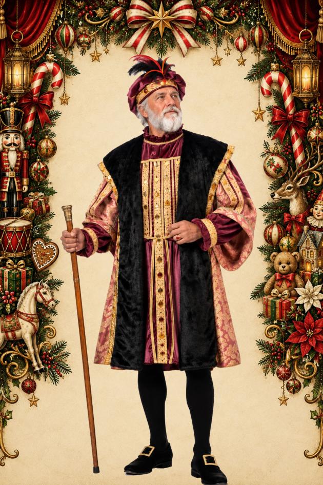 Drie Koningen Kostuum Balthasar Kerststal