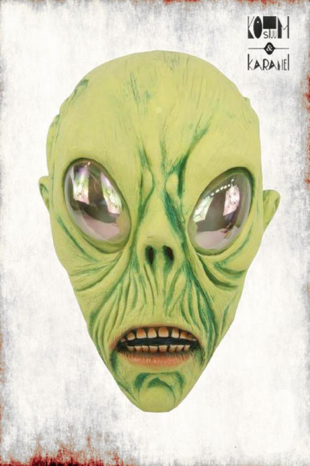 Masker Alien Latex Groen