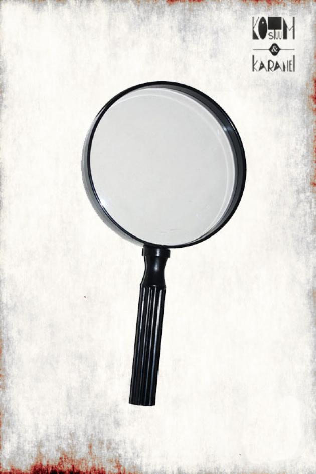 vergrootglas detective plastic 24 cm