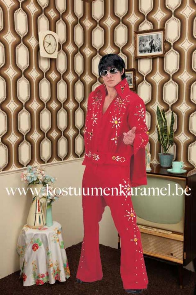 Elvis Kostuum Rood
