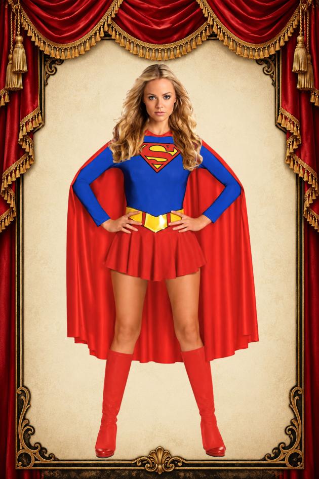 Superwoman kostuum Supergirl Sexy