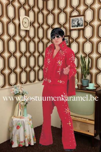 Elvis Kostuum Rood